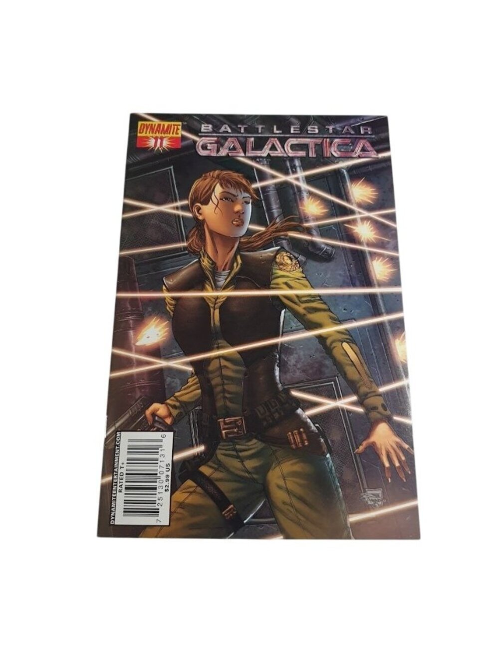 Battlestar Galactica Dynamite Comics Issue 11 Comic Book Sci Fi Art Laser